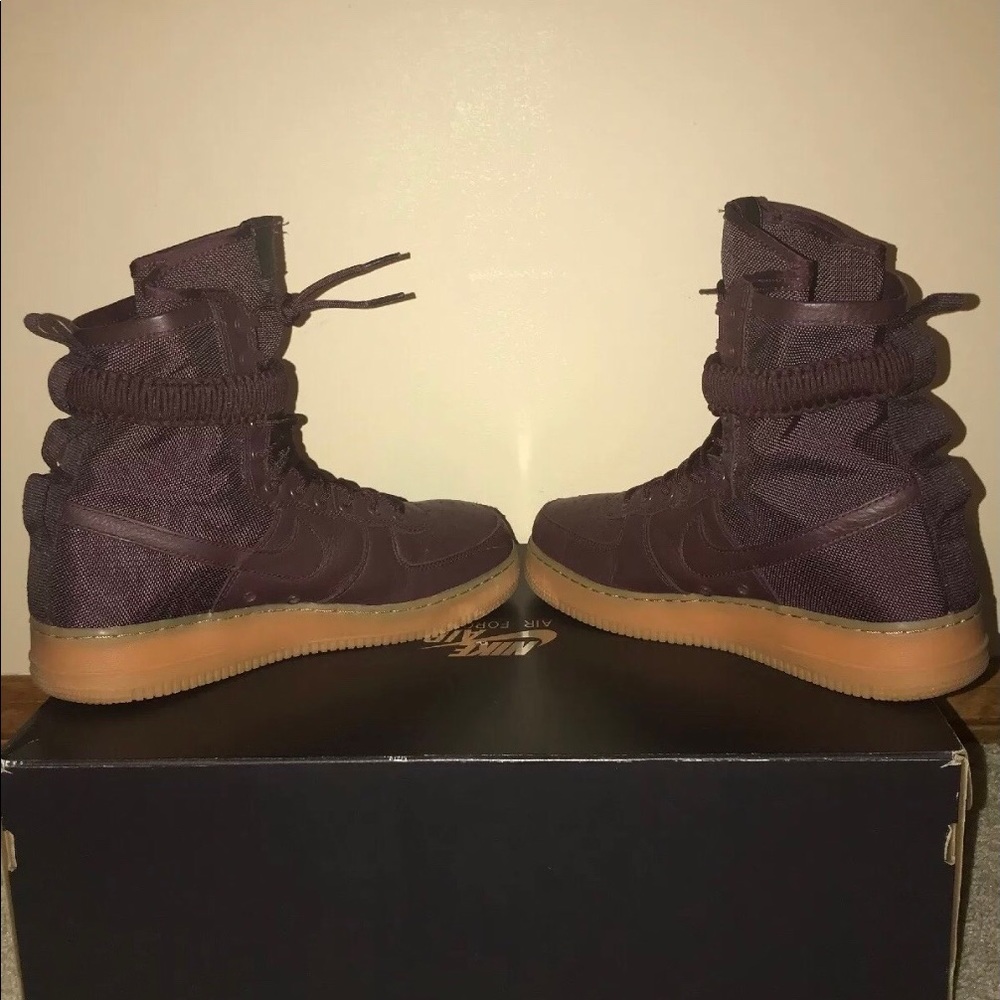 Nike Air Force 1 Special Forces Deep Burgundy